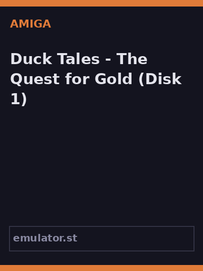 Duck Tales - The Quest for Gold