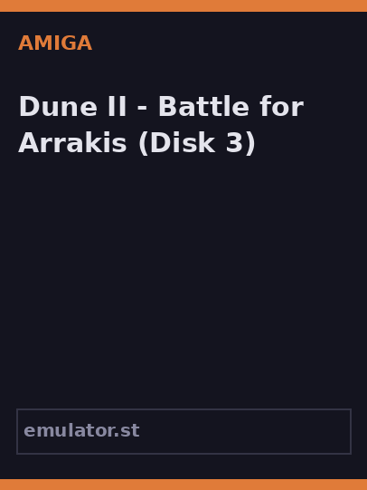Dune II - Battle for Arrakis