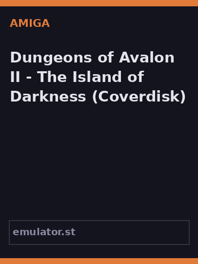 Dungeons of Avalon II - The Island of Darkness