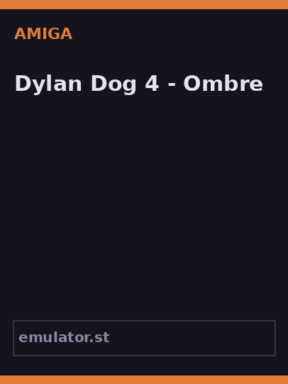 Dylan Dog 4 - Ombre