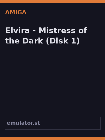 Elvira - Mistress of the Dark