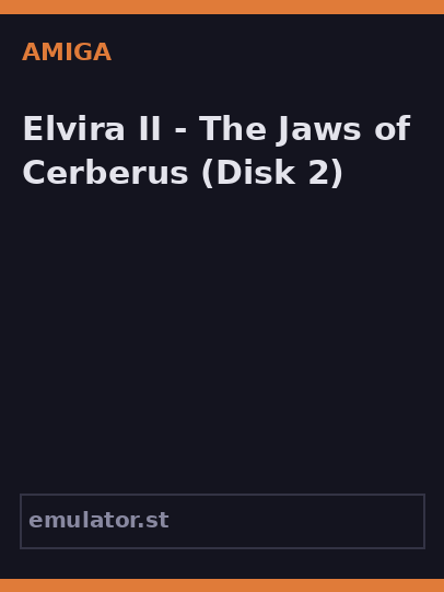 Elvira II - The Jaws of Cerberus