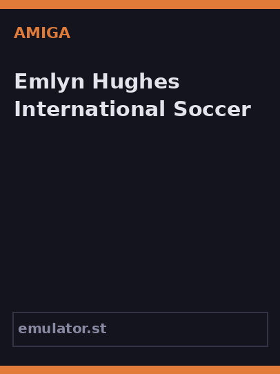 Emlyn Hughes International Soccer