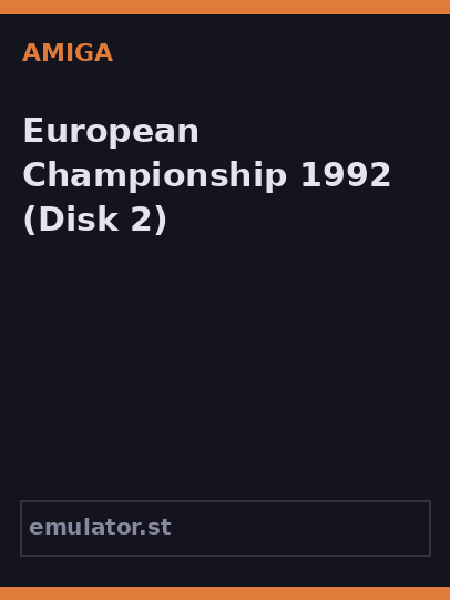European Championship 1992