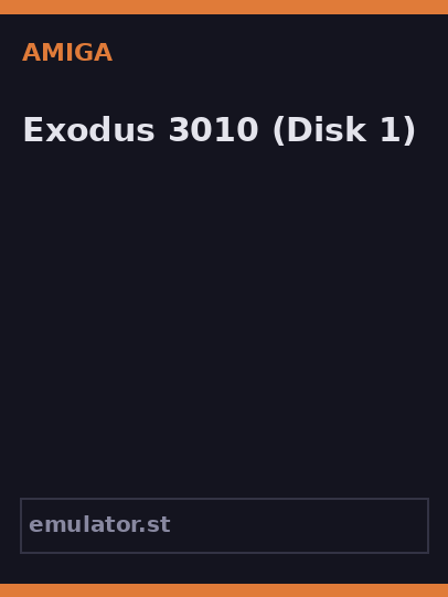 Exodus 3010