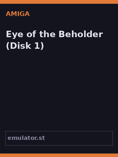 Eye of the Beholder