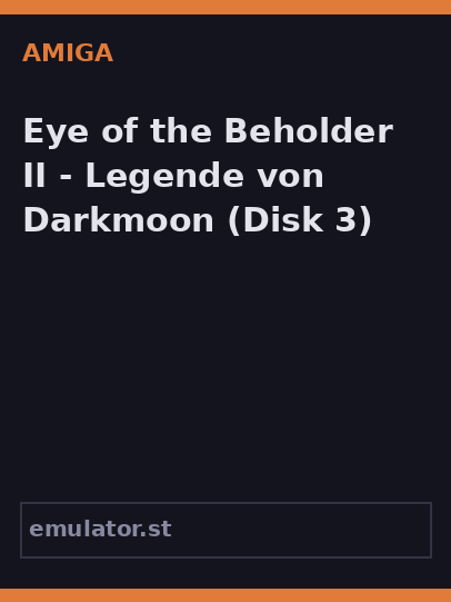 Eye of the Beholder II - Legende von Darkmoon
