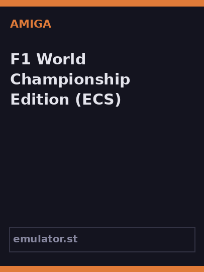 F1 World Championship Edition