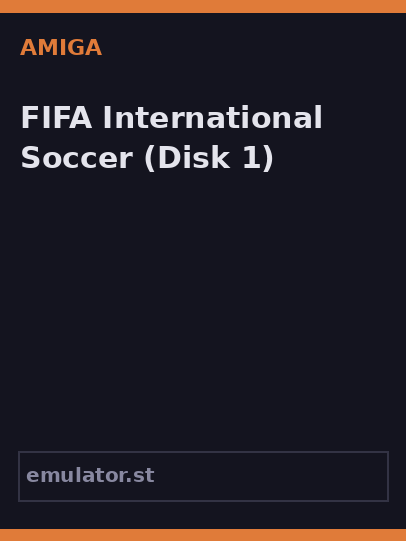 FIFA International Soccer