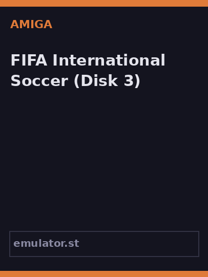 FIFA International Soccer