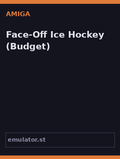 Face-Off Ice Hockey