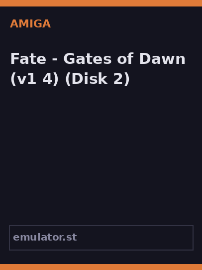 Fate - Gates of Dawn