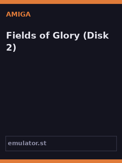 Fields of Glory