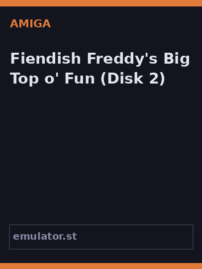 Fiendish Freddy's Big Top o' Fun