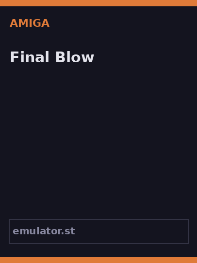 Final Blow