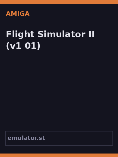 Flight Simulator II
