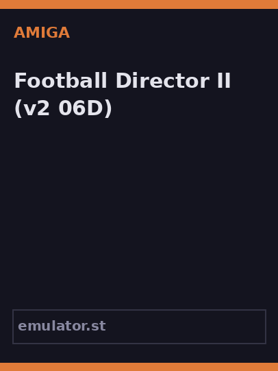 Football Director II