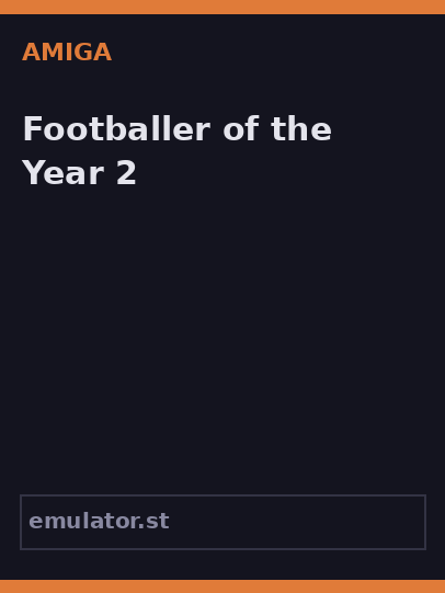 Footballer of the Year 2