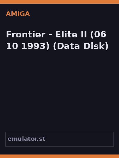 Frontier - Elite II