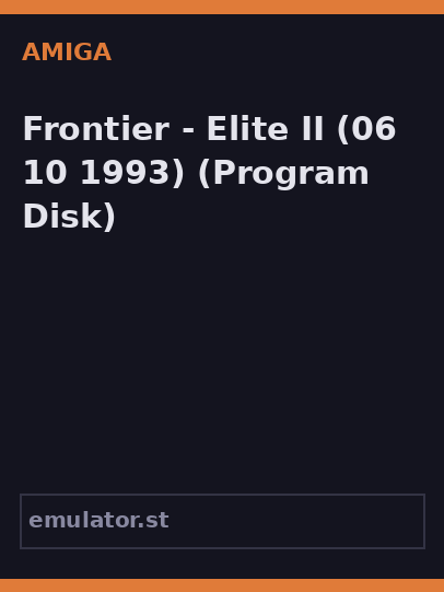 Frontier - Elite II