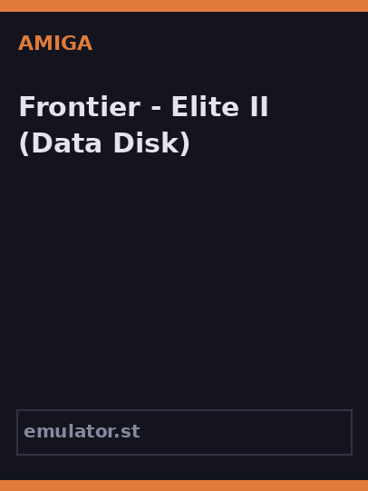 Frontier - Elite II