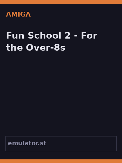Fun School 2 - For the Over-8s