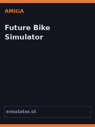 Future Bike Simulator