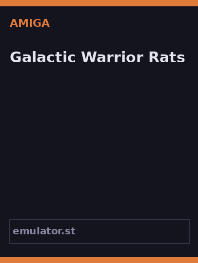 Galactic Warrior Rats