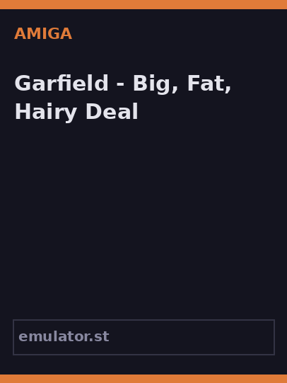 Garfield - Big, Fat, Hairy Deal