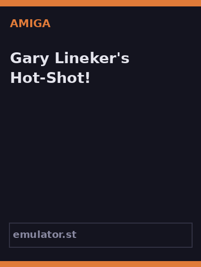 Gary Lineker's Hot-Shot!