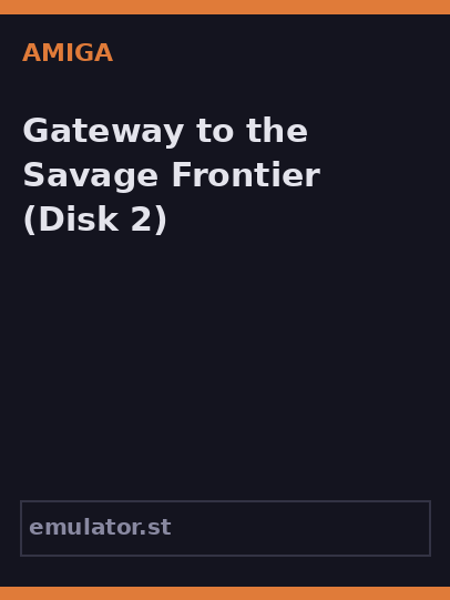 Gateway to the Savage Frontier