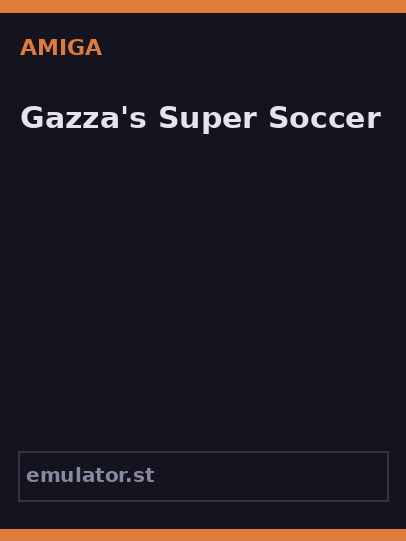 Gazza's Super Soccer