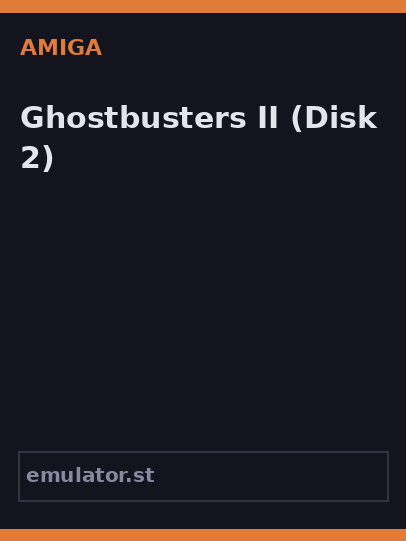 Ghostbusters II