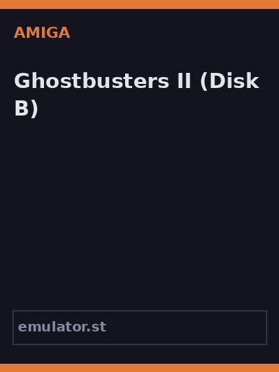 Ghostbusters II