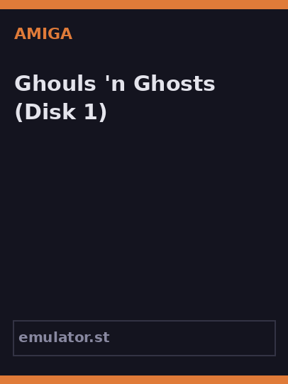 Ghouls 'n Ghosts
