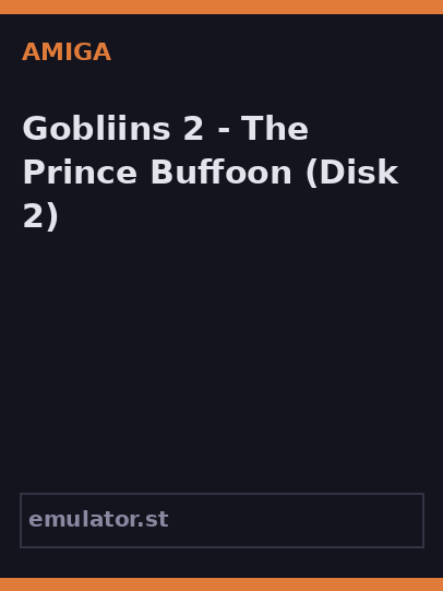 Gobliins 2 - The Prince Buffoon
