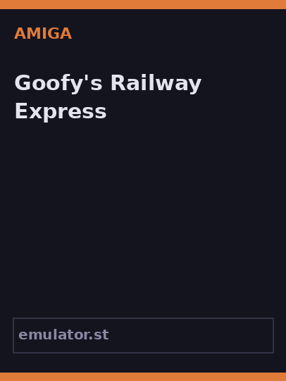 Goofy's Railway Express