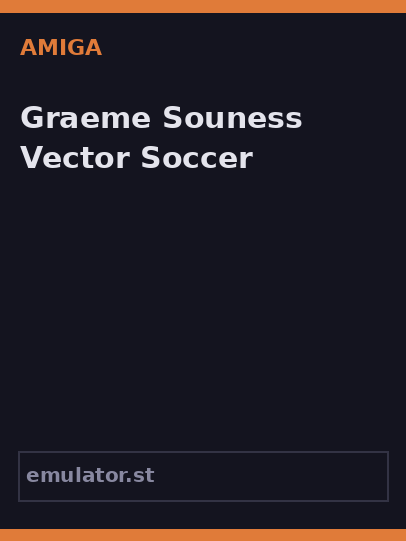Graeme Souness Vector Soccer
