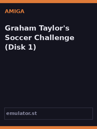 Graham Taylor's Soccer Challenge