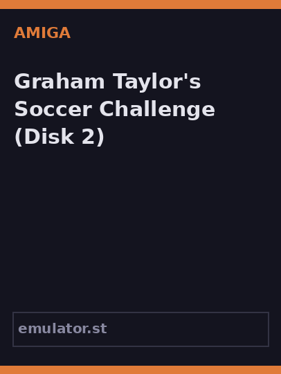Graham Taylor's Soccer Challenge