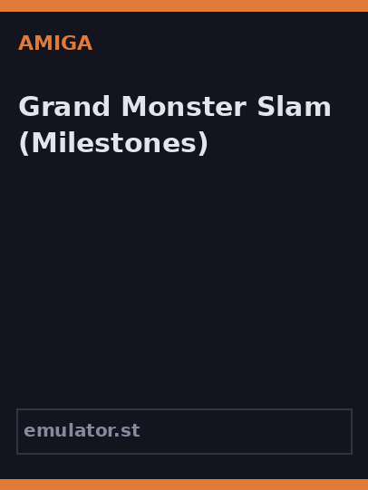 Grand Monster Slam
