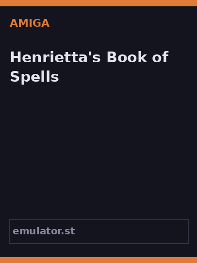 Henrietta's Book of Spells