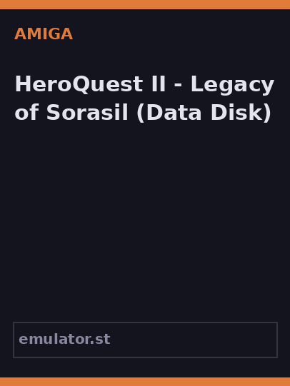HeroQuest II - Legacy of Sorasil