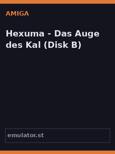 Hexuma - Das Auge des Kal