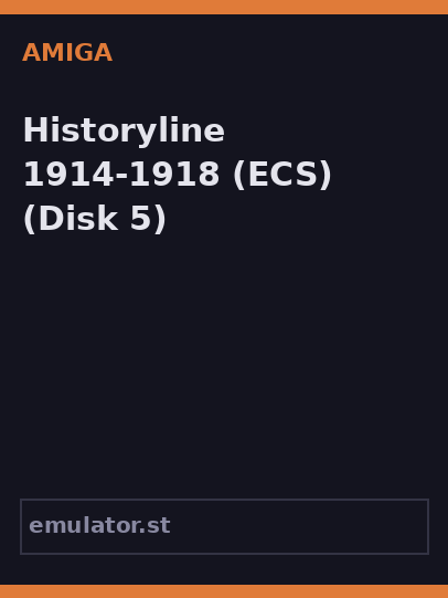 Historyline 1914-1918