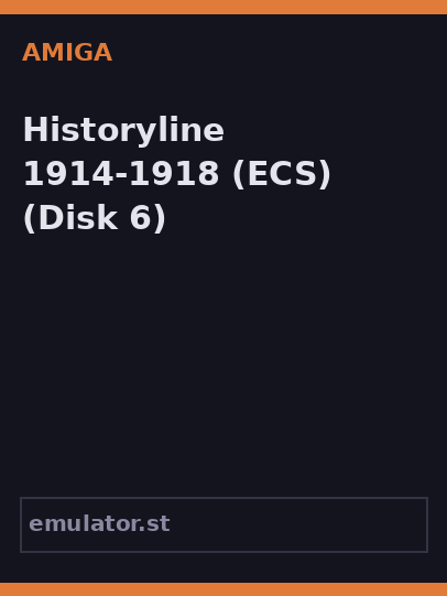 Historyline 1914-1918