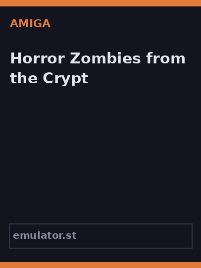 Horror Zombies from the Crypt