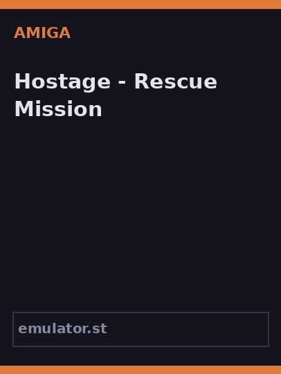 Hostage - Rescue Mission