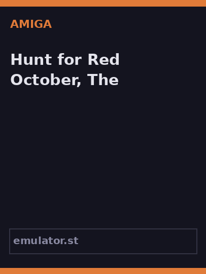 Hunt for Red October, The