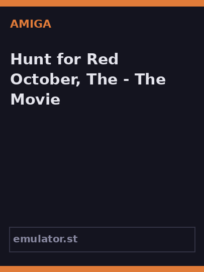 Hunt for Red October, The - The Movie